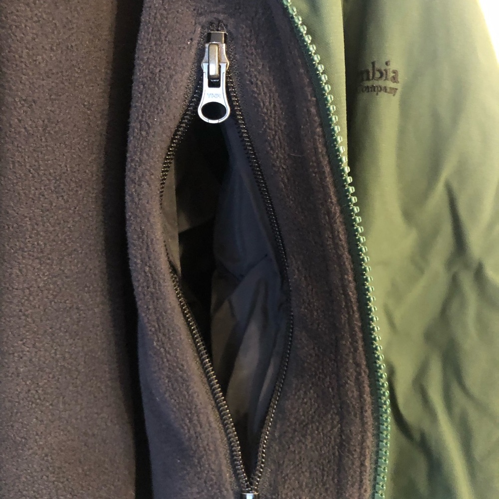Columbia Men's Green, Fleece lined Jacket, Size M - Picture 4 of 7